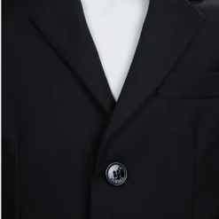 Young Versace Black Wool Pant Suit 6 Yrs For Kids -Versace Official Website luxury kids versace new boys clothing p71603 005