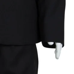 Young Versace Black Wool Pant Suit 6 Yrs For Kids -Versace Official Website luxury kids versace new boys clothing p71603 008