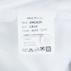 Young Versace White Pintucked Yoke Detail Button Front Shirt 6 Yrs For Kids -Versace Official Website luxury kids versace new boys clothing p71673 006