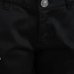 Young Versace Black Cotton Denim Jeans 8 Yrs For Kids -Versace Official Website luxury kids versace new boys clothing p88991 004