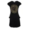 Young Versace Black Knit Medusa Logo Embellished Dress 8 Yrs For Kids