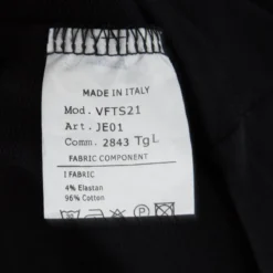 Young Versace Black Knit Medusa Logo Embellished Dress 8 Yrs For Kids -Versace Official Website luxury kids versace used girls clothing p102767 006