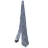 Versace Grey Baroque Patterned Jacquard Silk Tie For Men