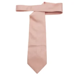 Versace Pink Silk Tie For Men -Versace Official Website luxury men versace new accessories p402 003