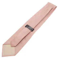 Versace Pink Silk Tie For Men -Versace Official Website luxury men versace new accessories p402 004