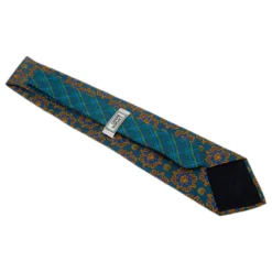 Gianni Versace Blue Silk Medusa Tie For Men -Versace Official Website luxury men versace new accessories p45391 004