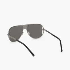 Versace Grey Logo Aviator Sunglasses For Men -Versace Official Website luxury men versace new accessories p549668 002