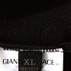 Versace Black & Yellow Baroque Print Cotton Hoodie XL For Men -Versace Official Website luxury men versace new clothes p291664 004