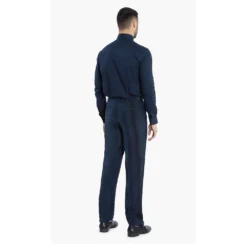 Versace Blue Gianni Stripes Trousers S (46) For Men -Versace Official Website luxury men versace new clothes p545311 003
