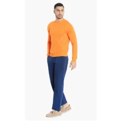 Versace Orange Versus Gianni Crew Neck Sweater XS (IT 44) For Men