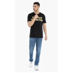 Versace Black Logo Graphic Print T-Shirt XL For Men -Versace Official Website luxury men versace new clothes p549281 004