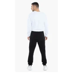 Versace Black Logo Cotton Jogger 2XL For Men -Versace Official Website luxury men versace new clothes p549661 001