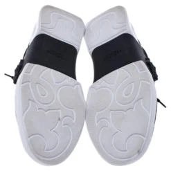 Versace Black Suede Leather And Rubber Medusa Lace Up Sneakers Size 42.5 For Men -Versace Official Website luxury men versace new shoes p242747 005