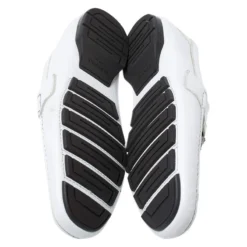 Versace White Leather Medusa Detail Slip On Loafers Size 41 For Men -Versace Official Website luxury men versace new shoes p259542 008