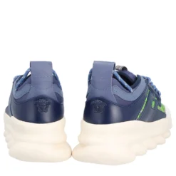 Versace Multicolor Chain Reaction Baroque Print Sneakers Size 42 For Men -Versace Official Website luxury men versace new shoes p341202 004