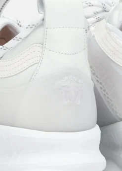 Versace White Chain Reaction Sneakers Size EU 40.5 For Men 10 Versace White Chain Reaction Sneakers Size EU 40.5 For Men -Versace Official Website luxury men versace new shoes p382658 024