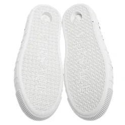 Versace White Leather Greca Logo Low Top Sneakers Size 43.5 For Men -Versace Official Website luxury men versace new shoes p533408 007