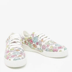 Versace Limited Edition Multicolor Ilus Medusa Amplified Print Leather Lace Up Sneakers Size 41 For Men -Versace Official Website luxury men versace new shoes p661761 006