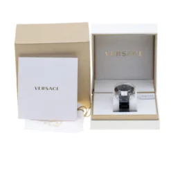Versace Black Stainless Steel Ceramic Reve 95C Women's Wristwatch 40 Mm For Women -Versace Official Website luxury men versace new watches p183583 008