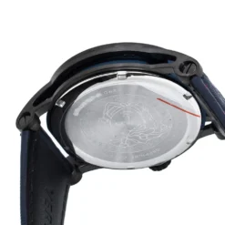 Versace Blue Black Ion Plated Stainless Steel Palazzo Empire VERD00118 Men's Wristwatch 43 Mm For Men -Versace Official Website luxury men versace new watches p314458 004