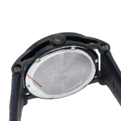 Versace Blue Black Ion Plated Stainless Steel Palazzo Empire VERD00118 Men's Wristwatch 43 Mm For Men -Versace Official Website luxury men versace new watches p314458 006