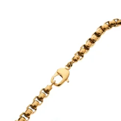 Versace Medusa Logo Medallion Gold Tone Chunky Pendant Necklace For Men -Versace Official Website luxury men versace used accessories p174709 001