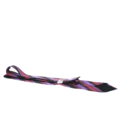 Gianni Versace Vintage Multicolor Diagonal Striped And Dotted Silk Jacquard Tie For Men -Versace Official Website luxury men versace used accessories p175774 003