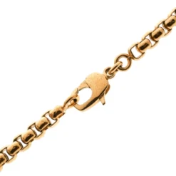 Versace Medusa Textured Tag Gold Tone Pendant Necklace For Men -Versace Official Website luxury men versace used accessories p178705 001