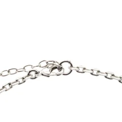 Versace Medusa Silver Tone Tag Pendant Necklace For Men -Versace Official Website luxury men versace used accessories p220738 005