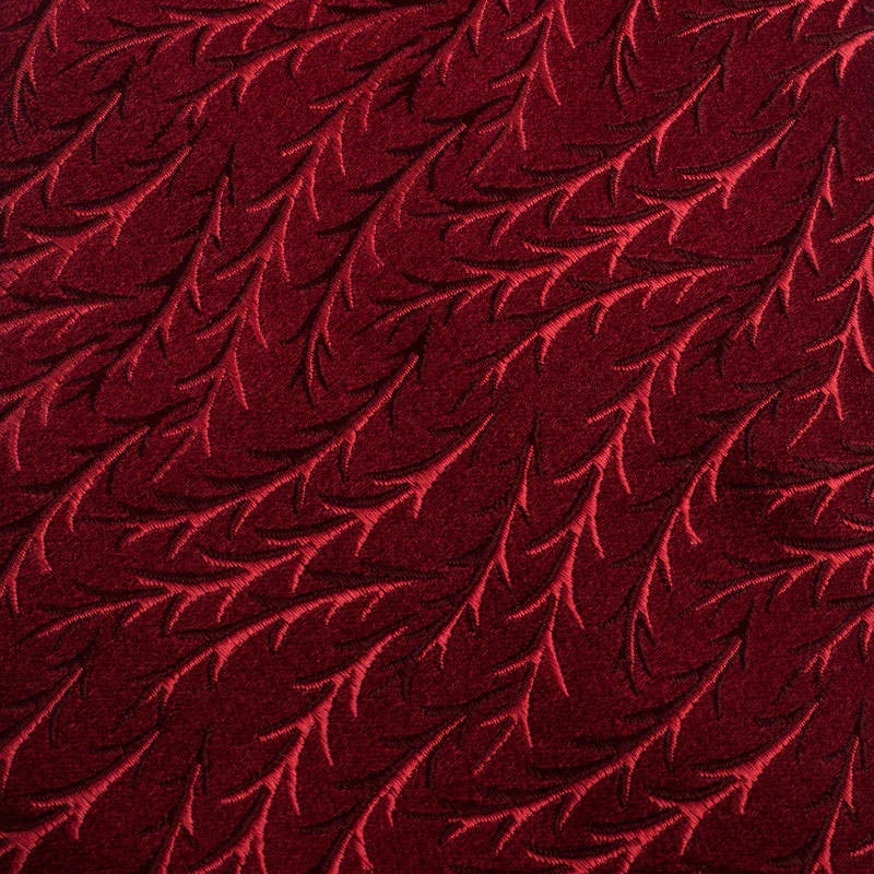 Versace Red Pattern Jacquard Traditional Silk Tie For Men 2 Versace Red Pattern Jacquard Traditional Silk Tie For Men - Image 2