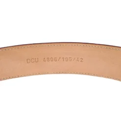 Versace Dark Pink Leather Medusa Belt 105CM For Men -Versace Official Website luxury men versace used accessories p279100 004