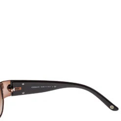 Versace Bronze Tone/Brown VE2101 Medusa Shield Sunglasses For Men -Versace Official Website luxury men versace used accessories p393325 004