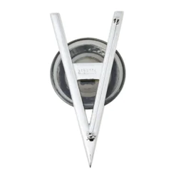 Versace Silver Tone V Resin Medusa Pin Brooch For Men -Versace Official Website luxury men versace used accessories p408322 002