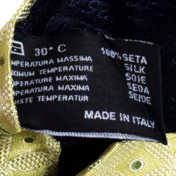 Versace Green Patterned Jacquard Silk Classic Tie For Men -Versace Official Website luxury men versace used accessories p425560 002