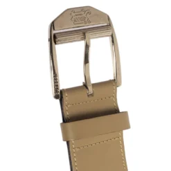 Versace Beige Leather Metal Braided Buckle Belt 110CM For Men -Versace Official Website luxury men versace used accessories p444902 004