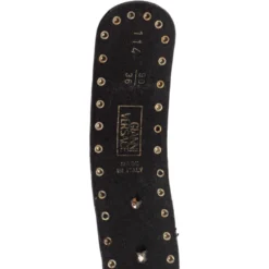 Versace Black Medusa Studded Buckle Belt 90CM For Men -Versace Official Website luxury men versace used accessories p444922 003