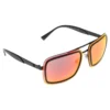 Versace Black/Orange Mirrored 2183 Square Sunglasses For Men