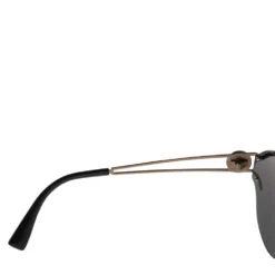 Versace Gold Tone/Black Mod.2184 Round Sunglasses For Men -Versace Official Website luxury men versace used accessories p558636 007