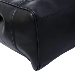 Versace Black Leather Palazzo Empire Tote For Men -Versace Official Website luxury men versace used bags p245895 007