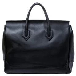 Versace Black Leather Palazzo Empire Tote For Men -Versace Official Website luxury men versace used bags p245895 010