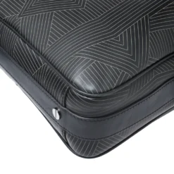 Versace Black Leather Medusa Vertical Briefcase Tote For Men -Versace Official Website luxury men versace used bags p255281 009