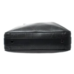 Versace Black Leather Medusa Vertical Briefcase Tote For Men -Versace Official Website luxury men versace used bags p255281 011