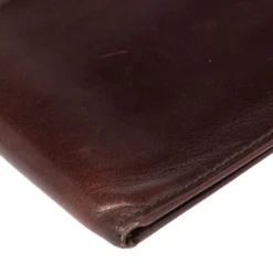 Versace Brown Leather Medusa Bifold Wallet For Men -Versace Official Website luxury men versace used bags p518576 002