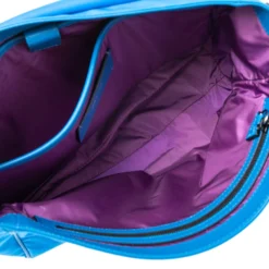 Versace Azure Blue Nylon La Medusa Messenger Bag For Men -Versace Official Website luxury men versace used bags p530218 003