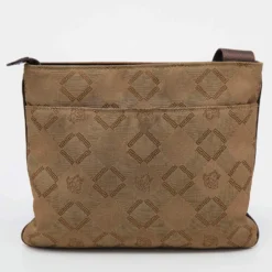 Versace Beige Canvas Crossbody Bag For Men -Versace Official Website luxury men versace used bags p644592 002