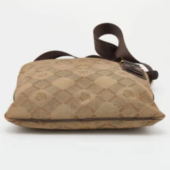 Versace Beige Canvas Crossbody Bag For Men -Versace Official Website luxury men versace used bags p644592 005