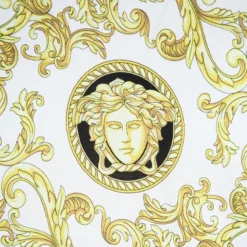 Versace Black Medusa Head Print T-Shirt M For Men -Versace Official Website luxury men versace used clothes p106334 004