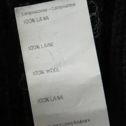 Gianni Versace Black Wool Ribbed Turtle Neck Sweater L For Men 11 Gianni Versace Black Wool Ribbed Turtle Neck Sweater L For Men -Versace Official Website luxury men versace used clothes p118159 006
