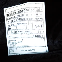 Versace Black Velvet Tailored Blazer XXL For Men -Versace Official Website luxury men versace used clothes p144474 0007