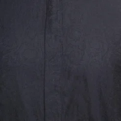 Versace Black Cotton Jacquard Long Sleeve Slim Fit Shirt L For Men -Versace Official Website luxury men versace used clothes p152897 0004